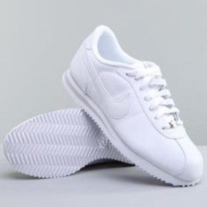 White Nike Cortez